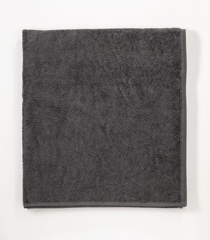 Bhumi Organic Cotton - Twill Bath Sheet - Dark Grey