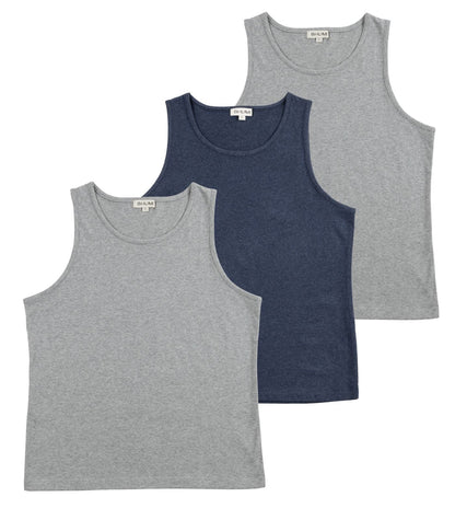 Bhumi Organic Cotton - Men’s Tank Top (3 Pack) 