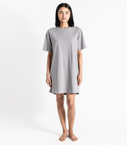 Bhumi Organic Cotton - Jersey Knit Sleep Tee - Titanium