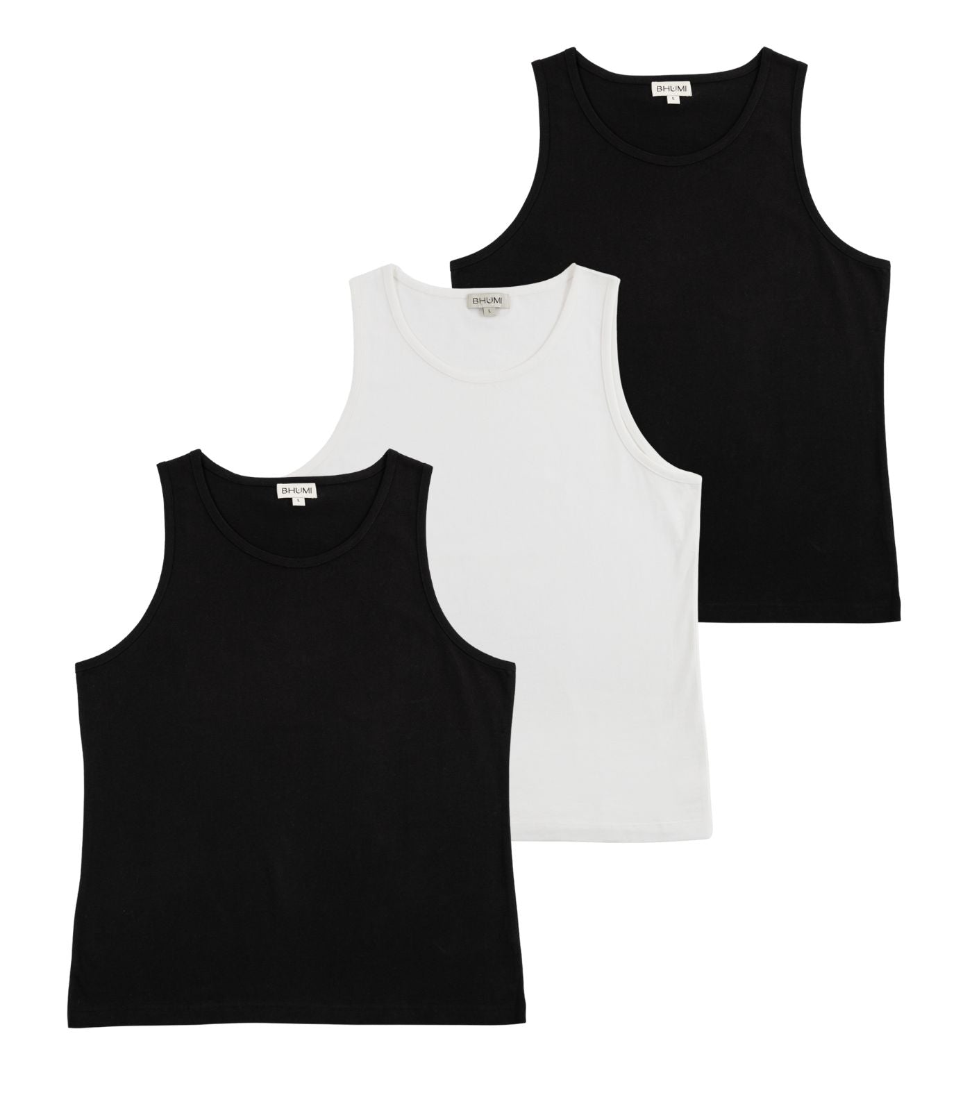 Bhumi Organic Cotton - Men’s Tank Top (3 Pack) 