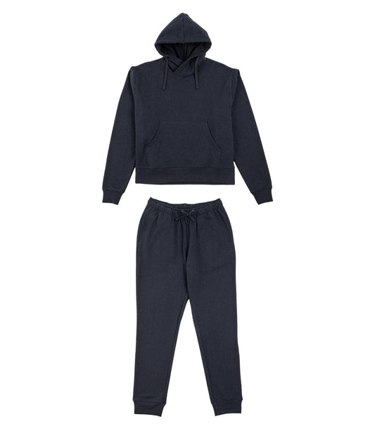 Bhumi Organic Cotton - Track Pant and Hoodie (Men) - Navy Melange