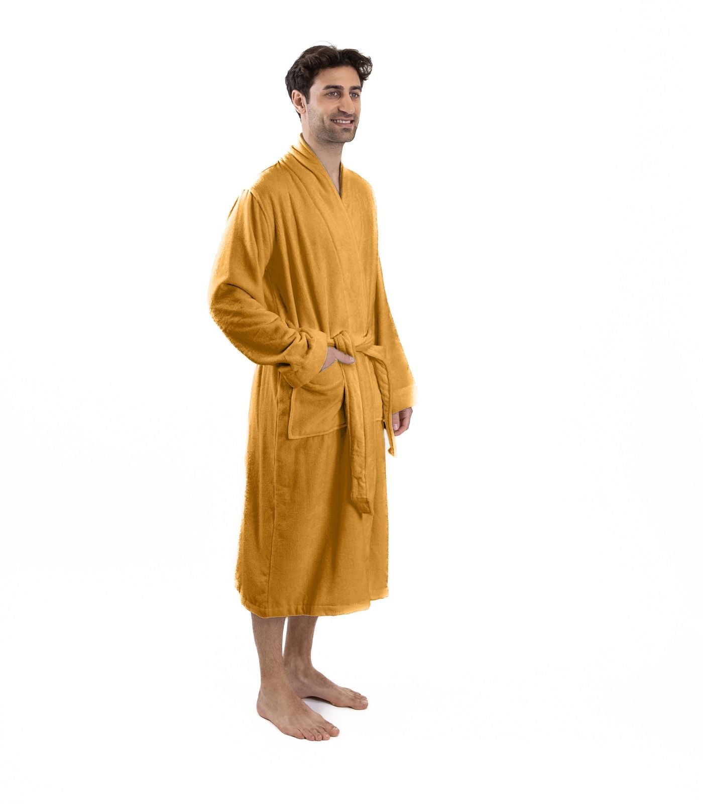 Bhumi Organic Cotton - Spa Robe - Golden Turmeric