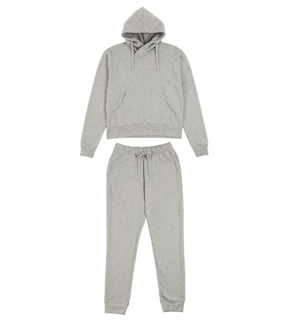Bhumi Organic Cotton - Track Pant and Hoodie (Men) - Light Grey Melange