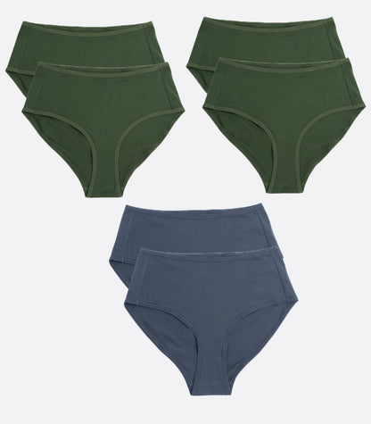 Bhumi Organic Cotton - Hi Cut Brief (6 Pack)