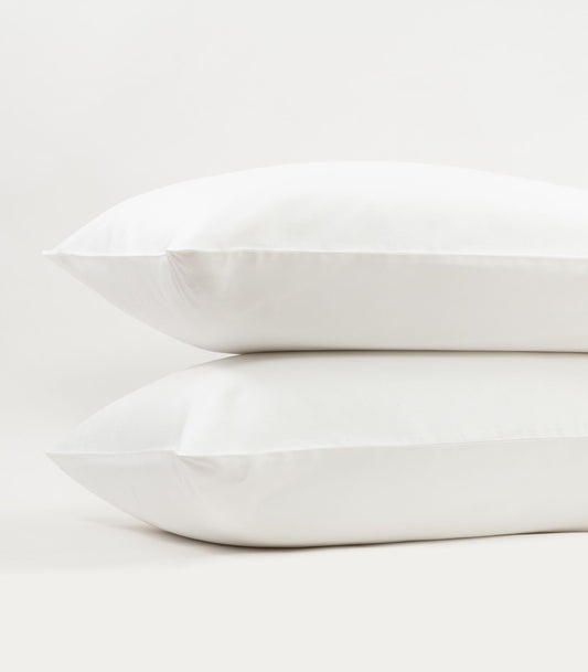 Bhumi Organic Cotton - Sateen Pillow Cases (Pair) - White