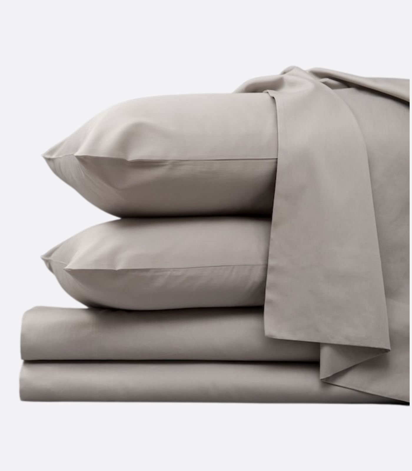 Bhumi Organic Cotton - Sateen Sheet Set - Pewter