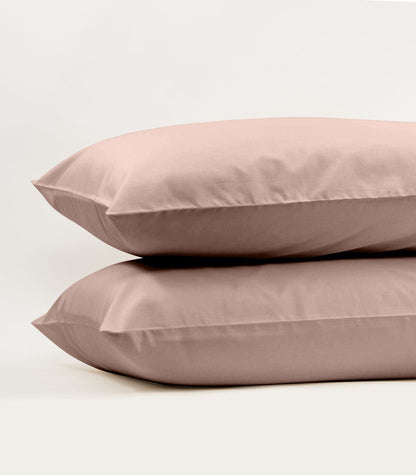 Bhumi Organic Cotton - Sateen Pillow Cases (Pair) - Blush