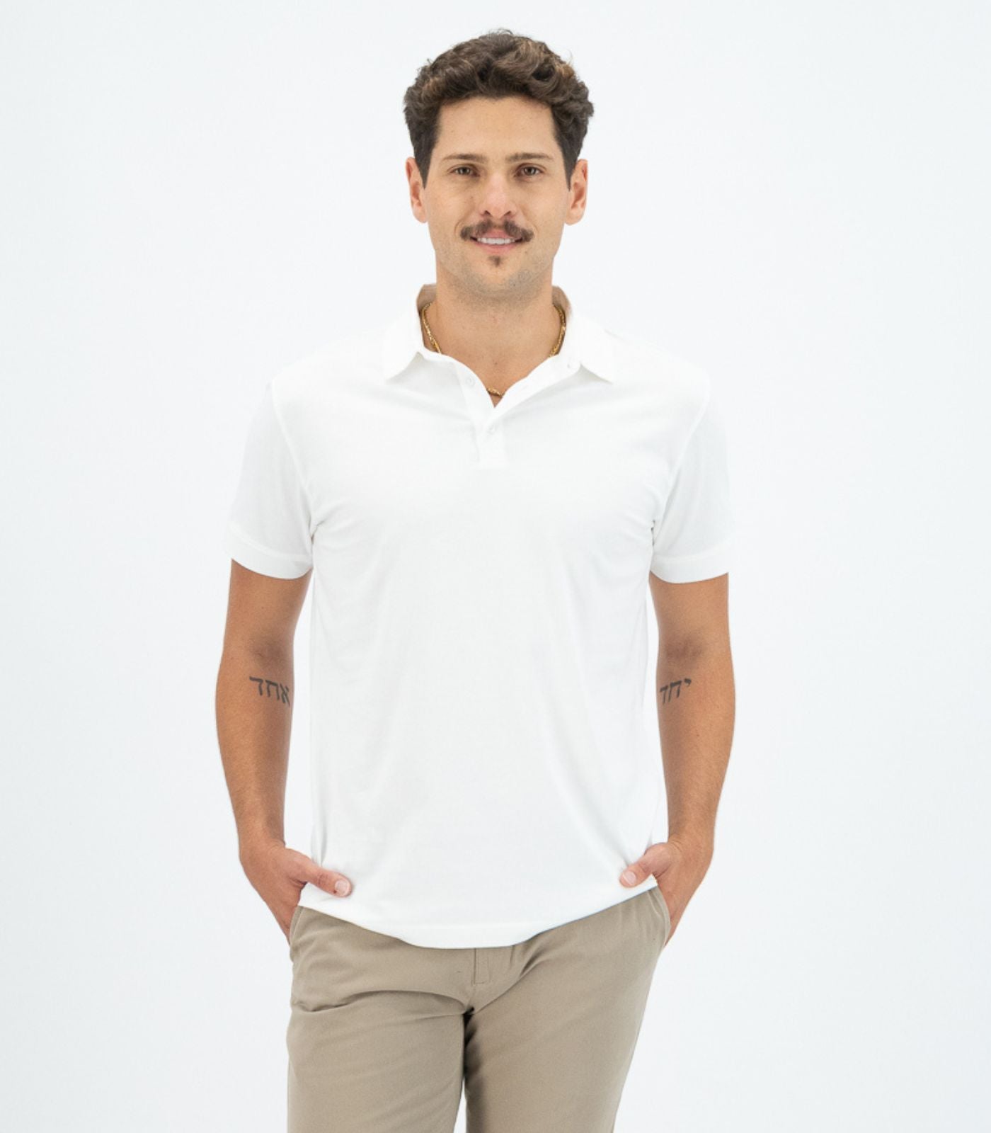 Bhumi Organic Cotton - Polo Shirt (3 Pack) - White