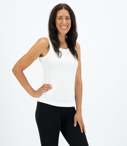 Bhumi Organic Cotton - Singlet Top (3 Pack) - White