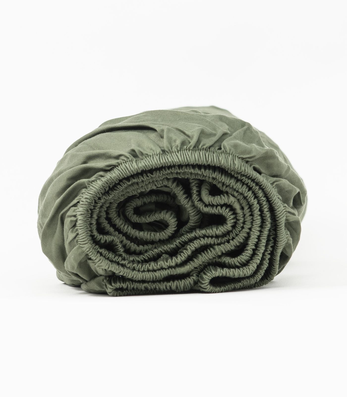 Bhumi Organic Cotton - Fitted - Sateen Sheet - Bronze Green
