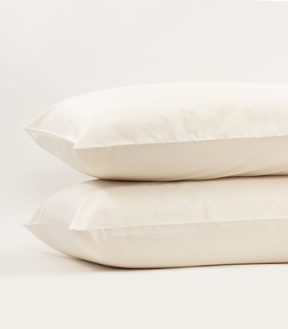 Bhumi Organic Cotton - Sateen Pillow Cases (Pair) - Natural