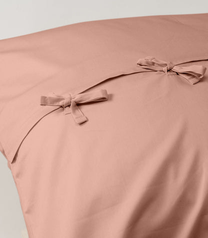 Bhumi Organic Cotton - Sateen Pillow Cases (pair) - European - Blush