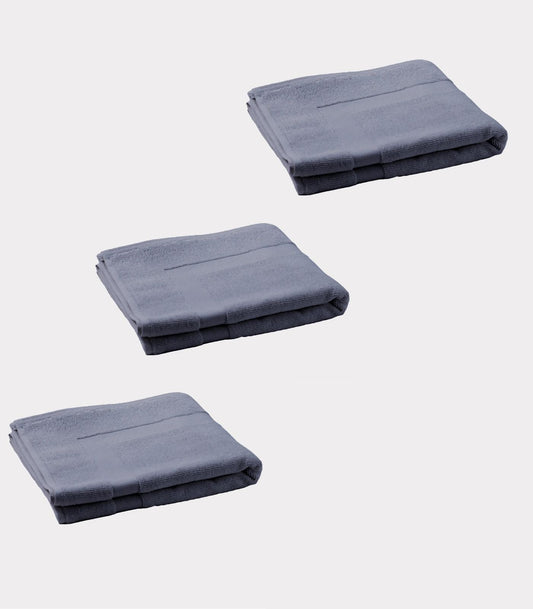 Bhumi Organic Cotton - Bath Mat - 3 Pack - Granite Blue