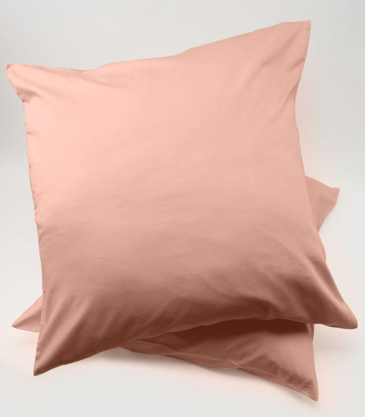 Bhumi Organic Cotton - Sateen Pillow Cases (pair) - European - Blush