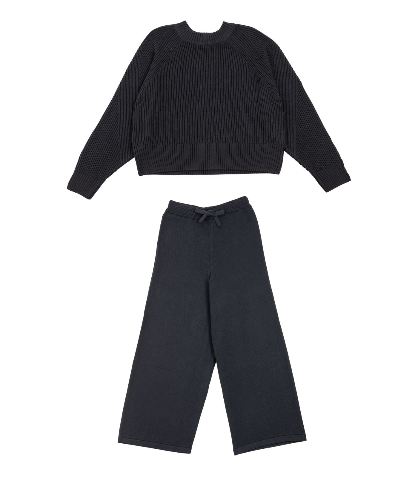 Bhumi Organic Cotton - Rib Knit Bundle - Charcoal