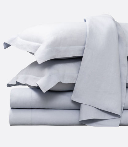 Bhumi Organic Cotton - Linen Sheet Set - Sky Blue