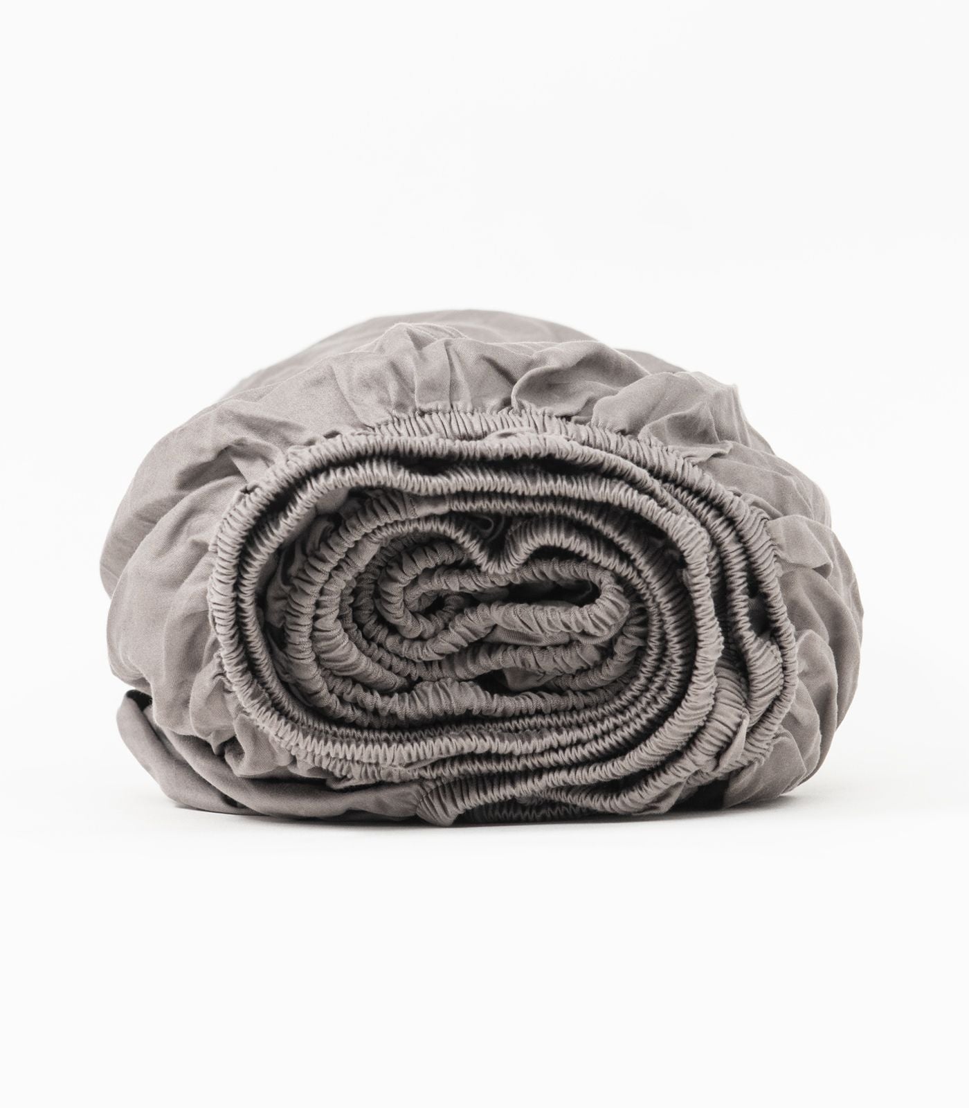 Bhumi Organic Cotton - Fitted - Sateen Sheet - Silver Grey