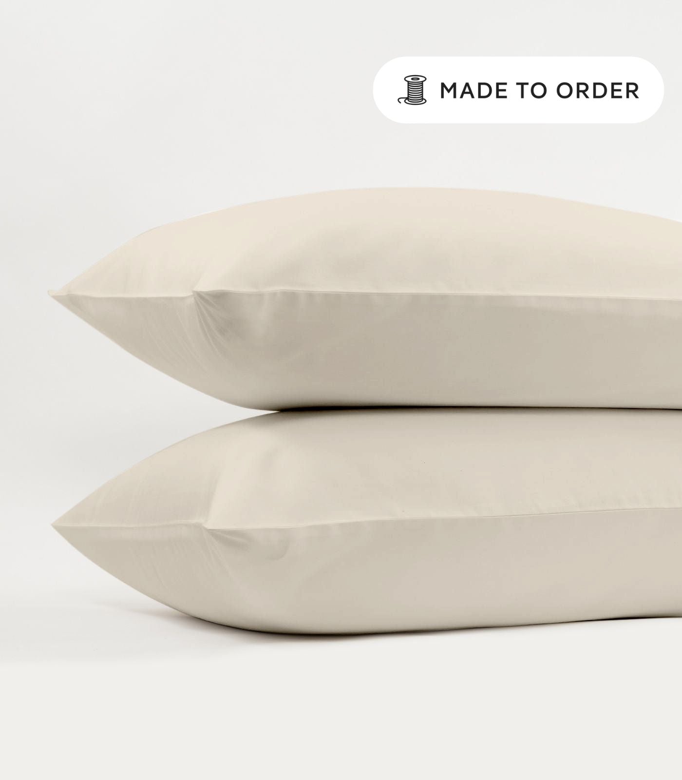 Bhumi Organic Cotton - Sateen Pillow Cases (Pair) - Ivory