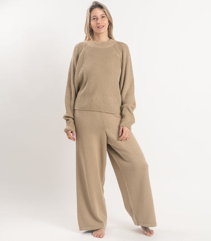 Bhumi Organic Cotton - Rib Knit Jumper - Incense