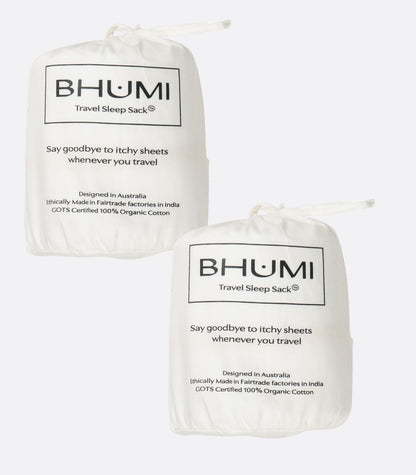 Bhumi Organic Cotton - Travel Sleep Sack (2 Pack)