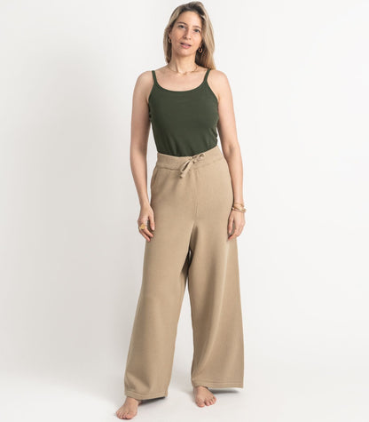 Bhumi Organic Cotton - Rib Knit Pant - Incense