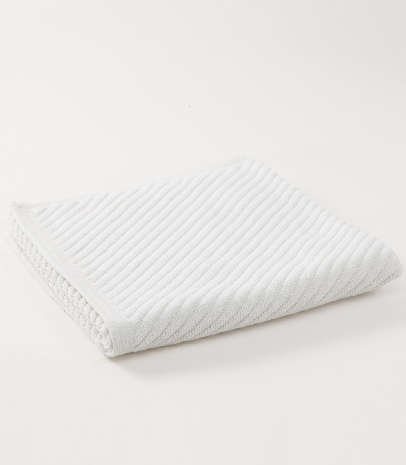 Bhumi Organic Cotton - Twill Bath Mat - White