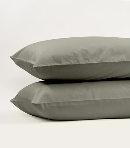 Bhumi Organic Cotton - Sateen Pillow Cases (Pair) - Eucalyptus