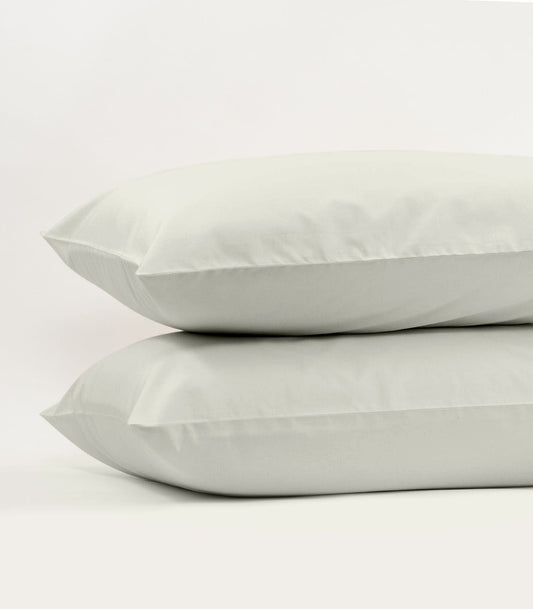 Bhumi Organic Cotton - Sateen Pillow Cases (Pair) - Ice