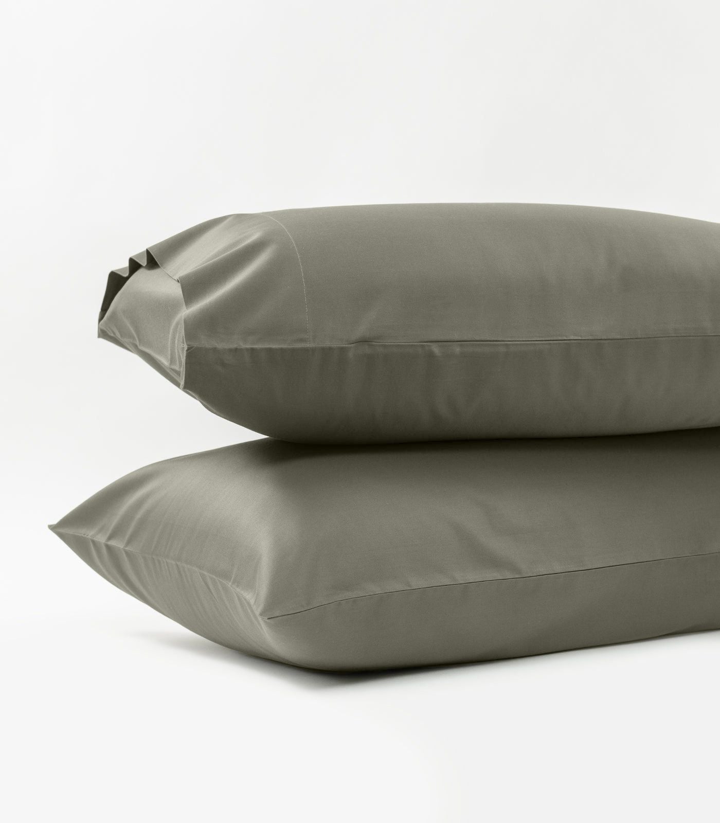 Bhumi Organic Cotton - Sateen Pillow Cases (Pair) - Eucalyptus