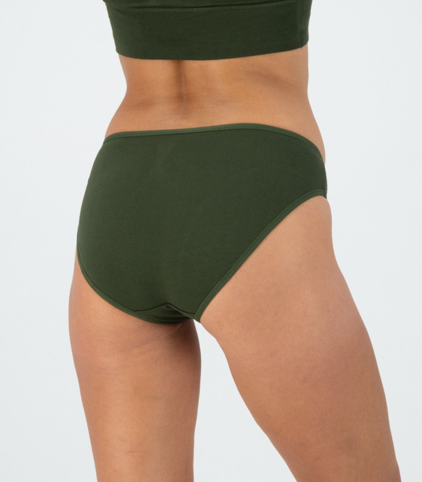 Bhumi Organic Cotton - Classic Bikini (2 Pack) - Kombu Green