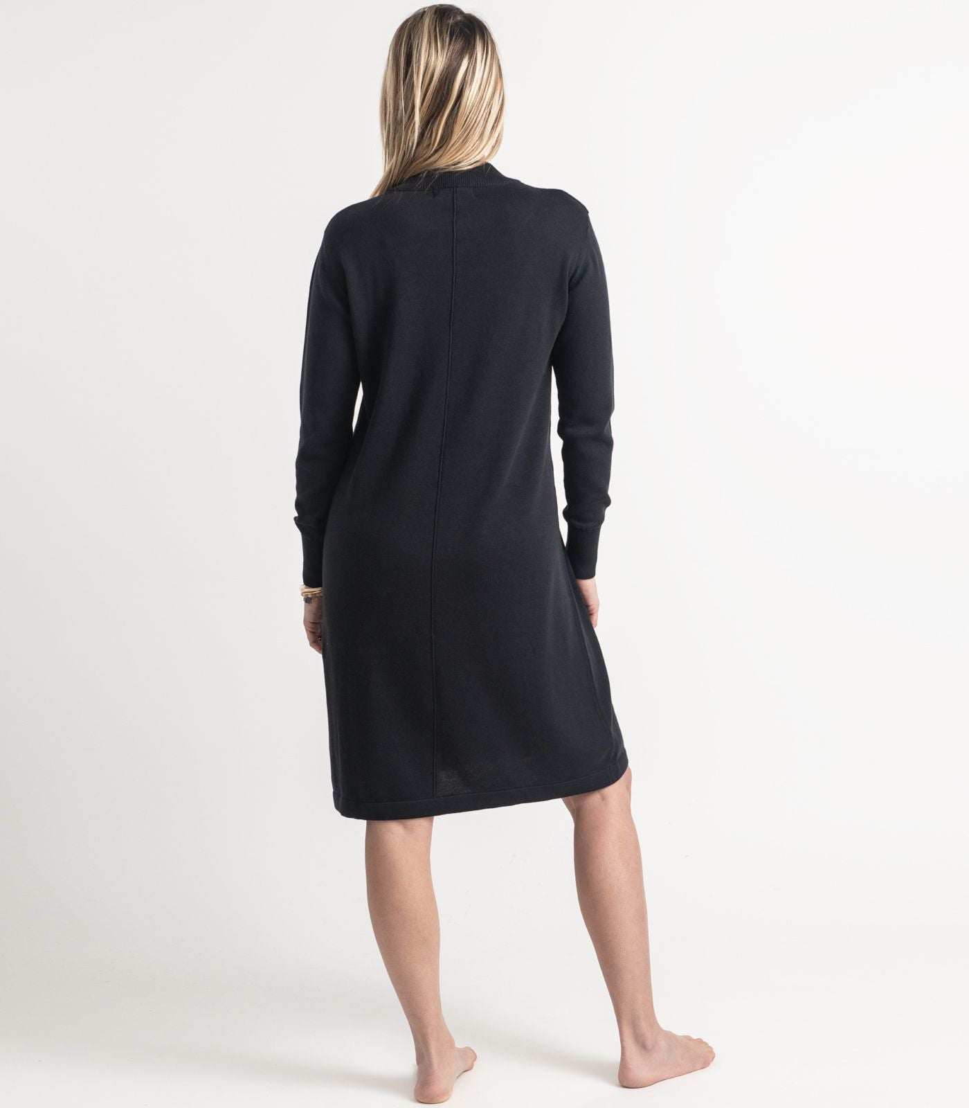 Bhumi Organic Cotton - Knit Dress - Charcoal