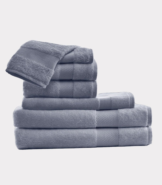 Bhumi Organic Cotton - Bath Heaven Bath Towel Bundle - Granite Blue