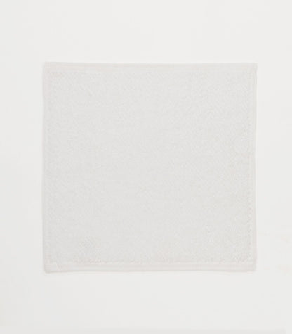 Bhumi Organic Cotton - Twill Wash Cloth - White