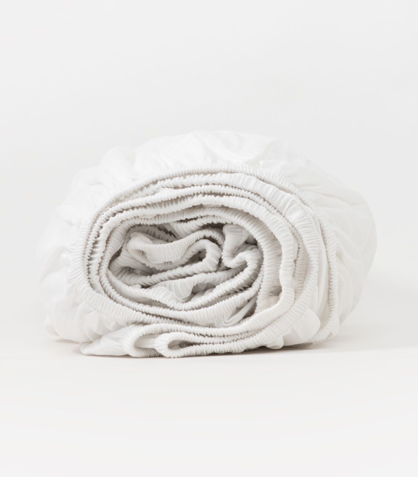 Bhumi Organic Cotton - Fitted - Sateen Sheet - White