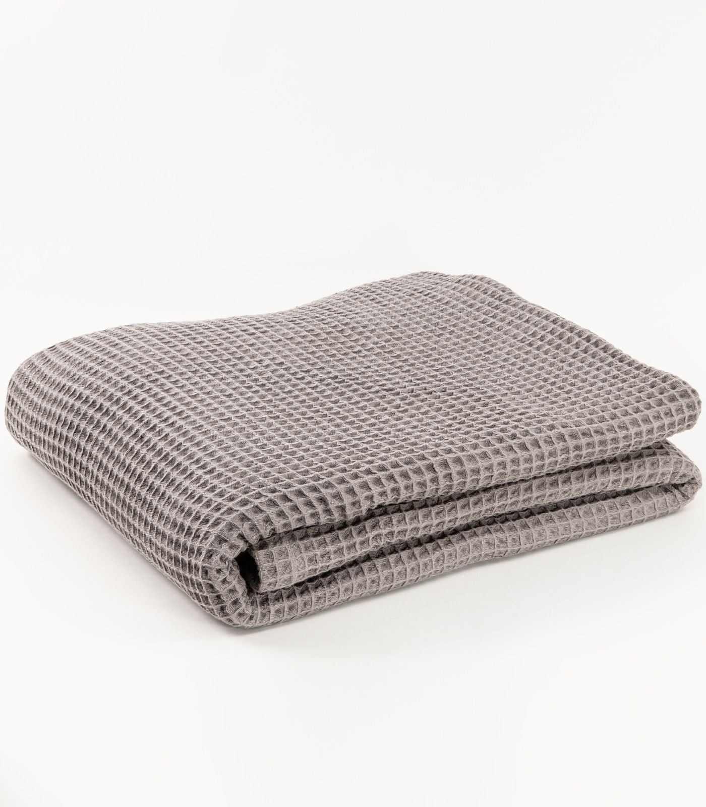 Bhumi Organic Cotton - Waffle Blanket - Silver Grey