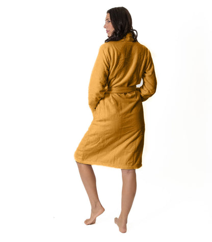 Bhumi Organic Cotton - Spa Robe - Golden Turmeric