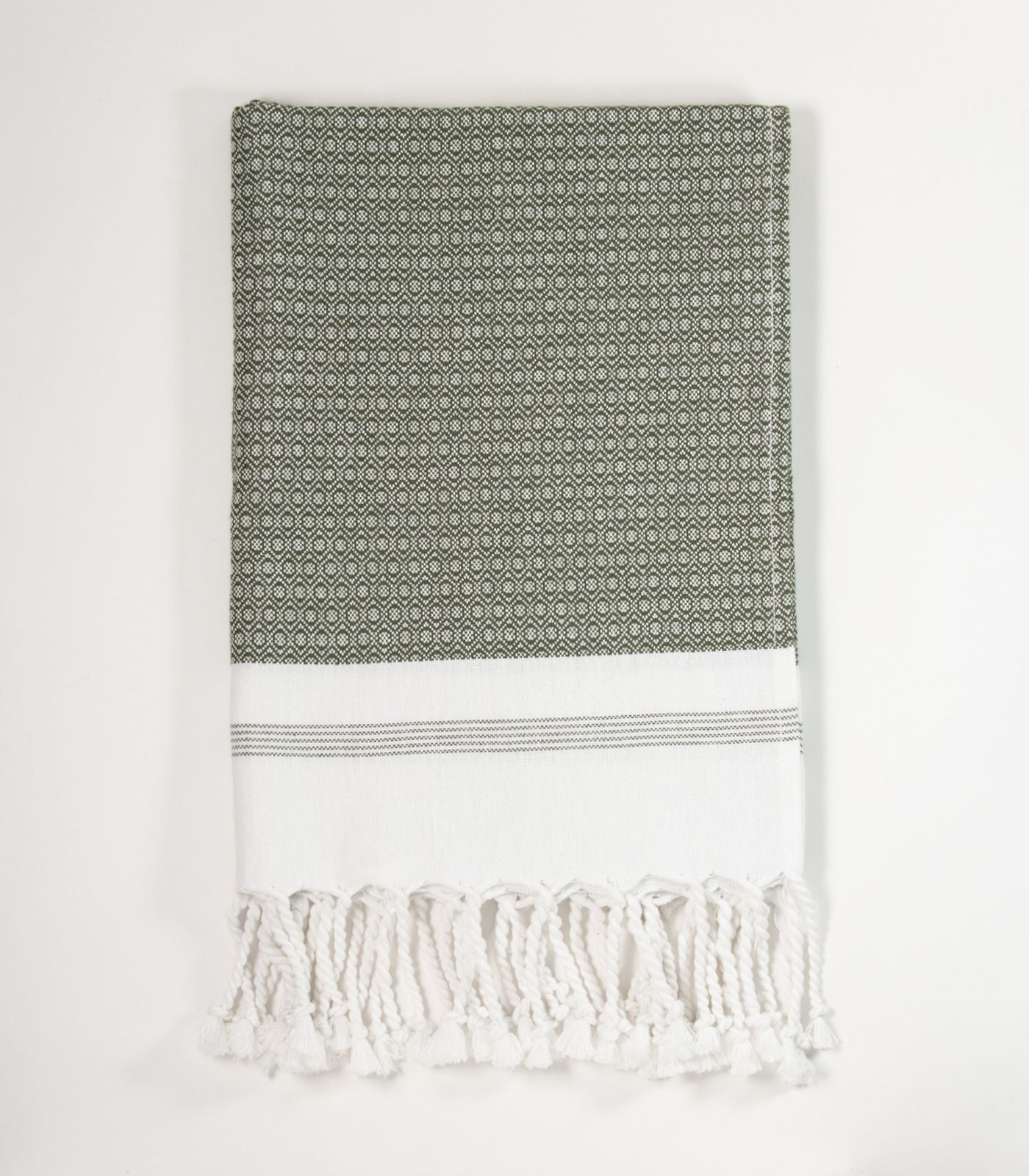 Bhumi Organic Cotton - Khadi Bath Towel - Bronze Green