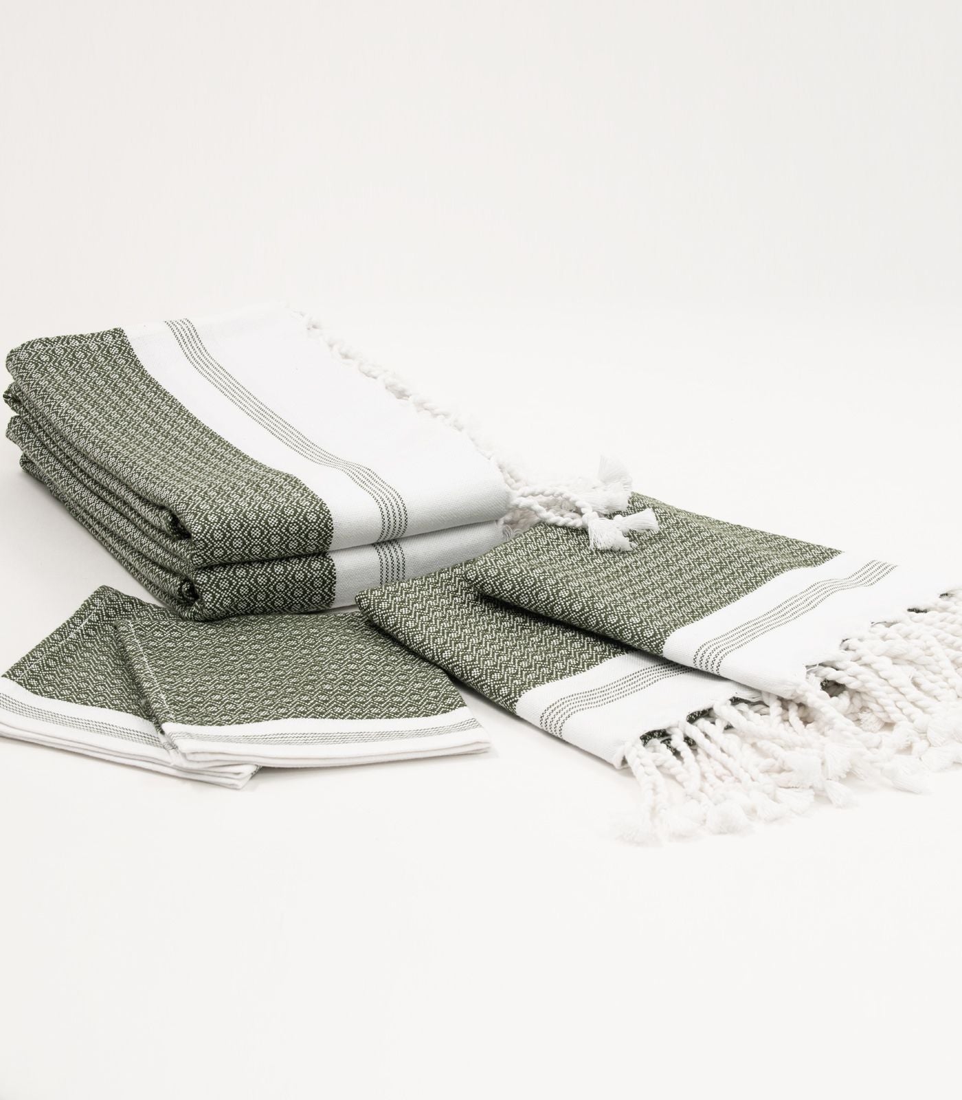 Bhumi Organic Cotton - Khadi Bath Towel - Bronze Green