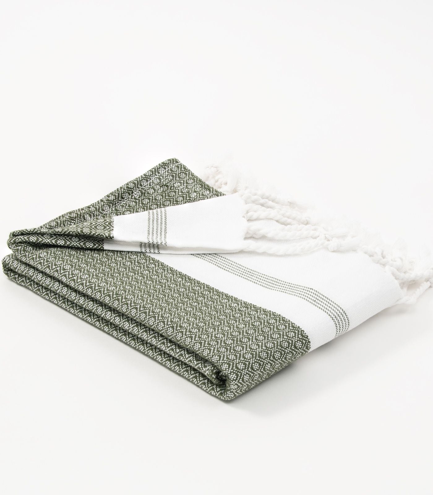 Bhumi Organic Cotton - Khadi Bath Towel - Bronze Green