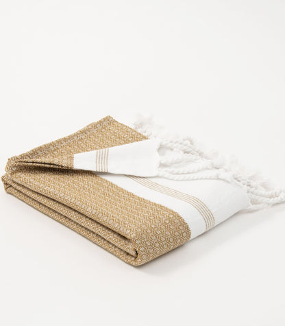 Bhumi Organic Cotton - Khadi Bath Towel - Golden Turmeric