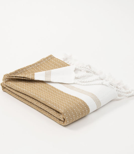 Bhumi Organic Cotton - Khadi Bath Towel - Golden Turmeric