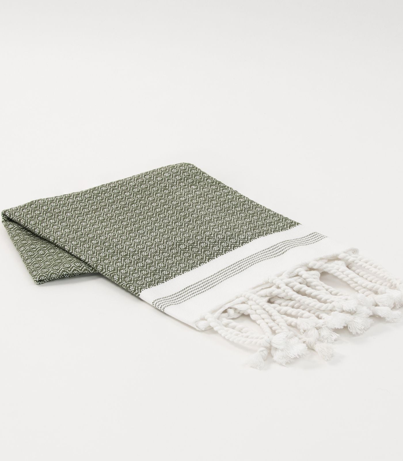 Bhumi Organic Cotton - Khadi Hand Towel - Bronze Green