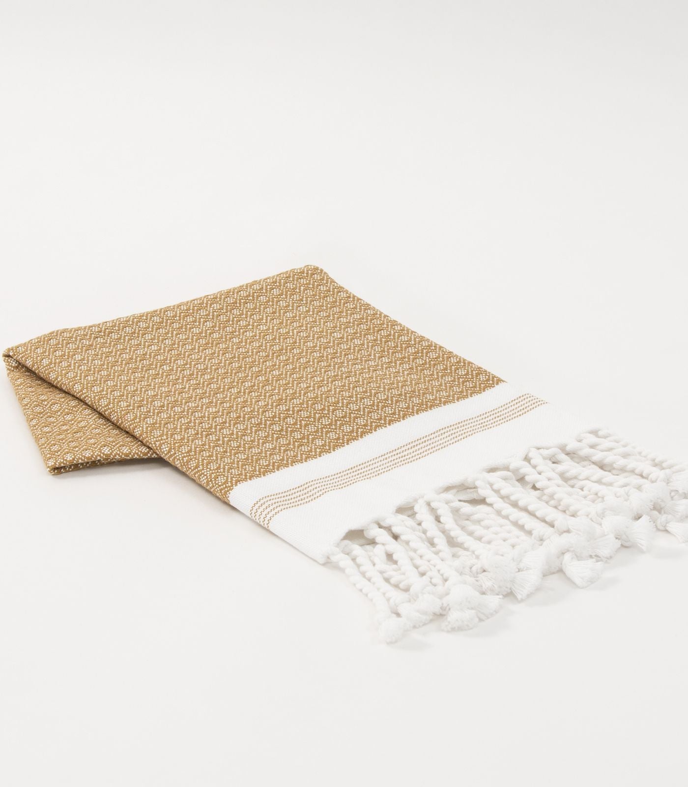 Bhumi Organic Cotton - Khadi Hand Towel - Golden Turmeric