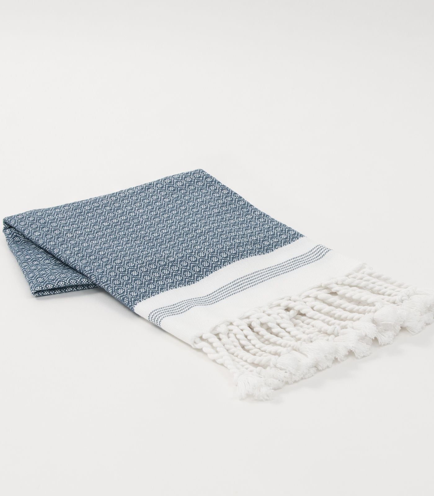 Bhumi Organic Cotton - Khadi Hand Towel - Indian Teal
