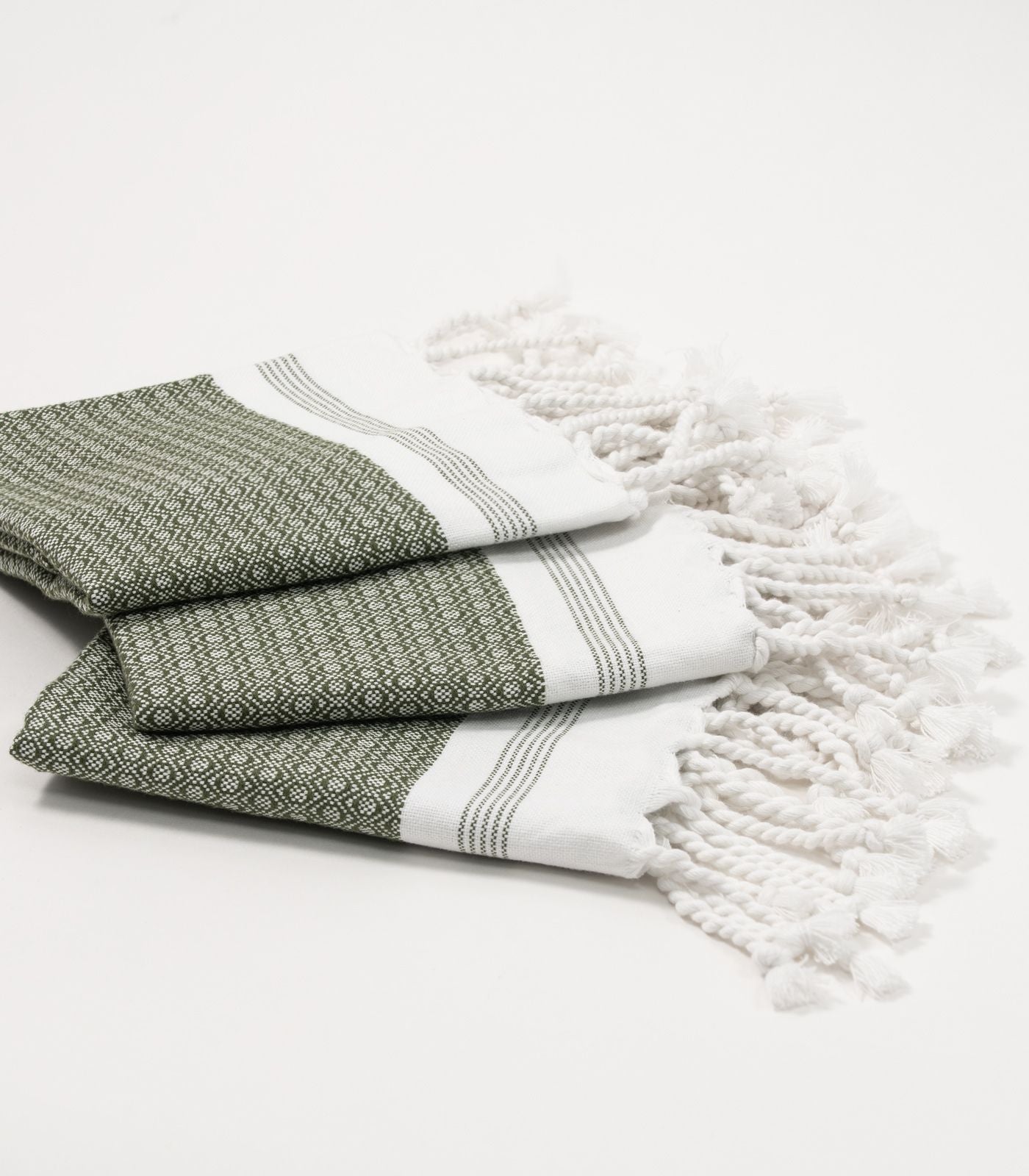 Bhumi Organic Cotton - Khadi Hand Towel - Bronze Green