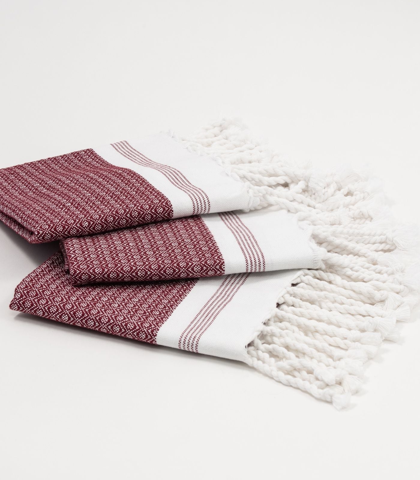 Bhumi Organic Cotton - Khadi Hand Towel - Cabernet