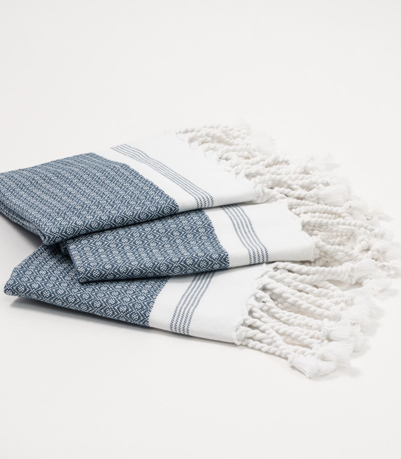 Bhumi Organic Cotton - Khadi Hand Towel - Indian Teal