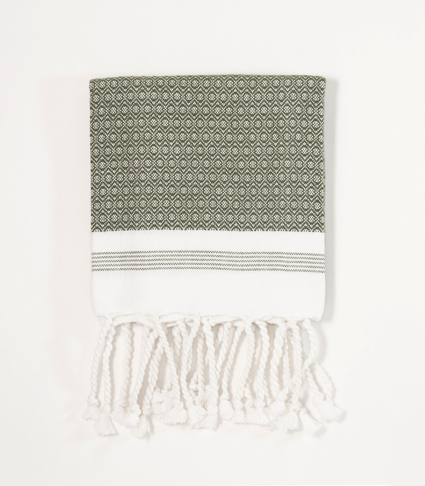 Bhumi Organic Cotton - Khadi Hand Towel - Bronze Green