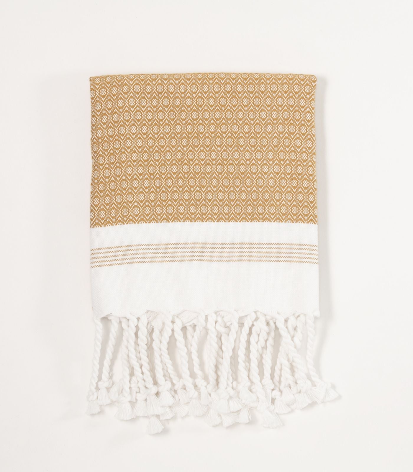 Bhumi Organic Cotton - Khadi Hand Towel - Golden Turmeric