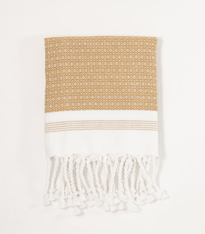 Bhumi Organic Cotton - Khadi Hand Towel - Golden Turmeric